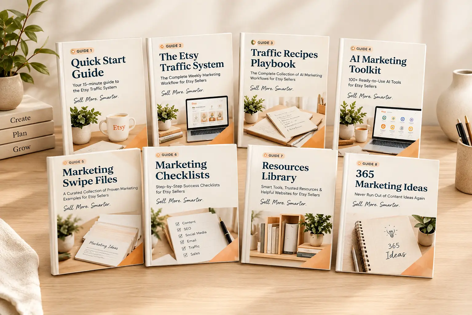 Everything included in the Etsy Traffic AI Kit